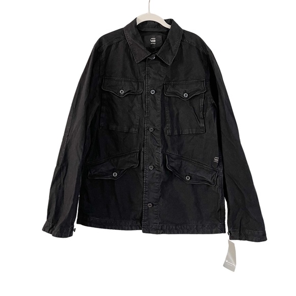 G Star Raw Vodan Dark Black Jacket NWT - Picture 6 of 7